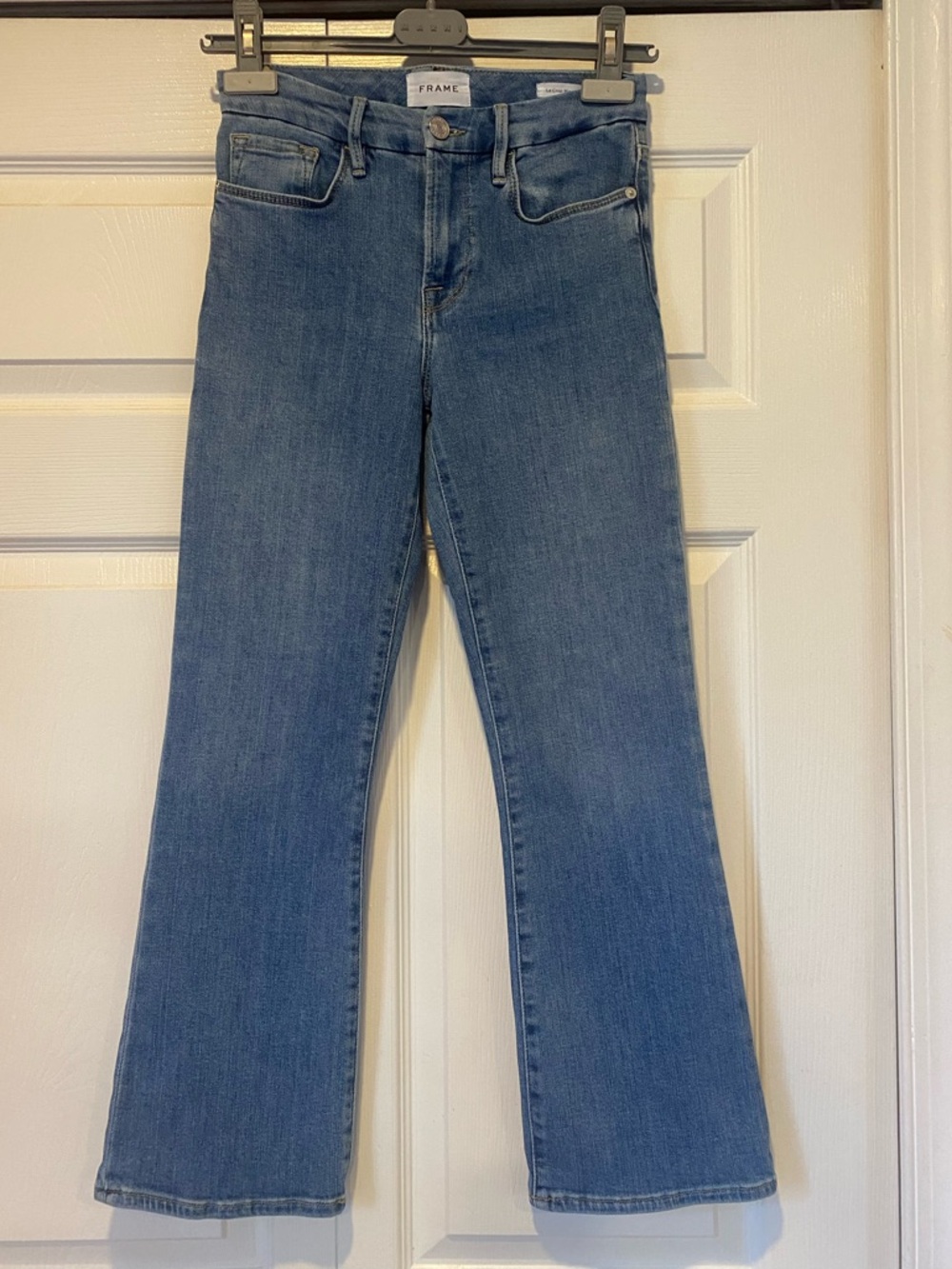 Frame Denim Women's Medium Blue Flare Jeans - Picture 3 of 4